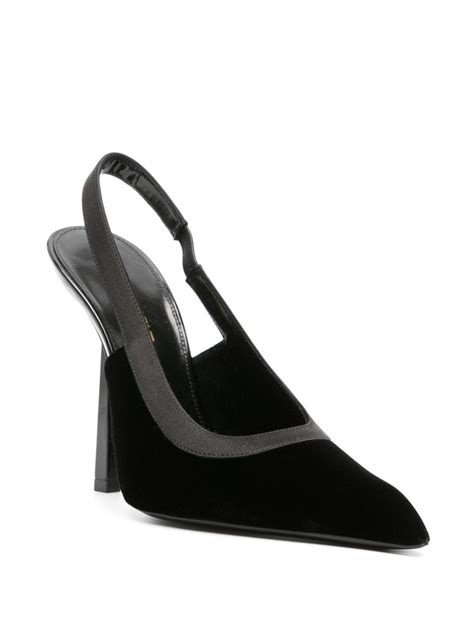 VICTOIRE slingback pumps in velvet 